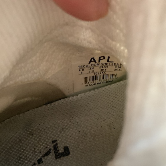 APL techloom chelsea White Knit High-Top Sneakers - Picture 7 of 7